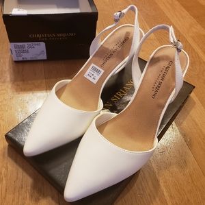 NEW White Heels 8.5